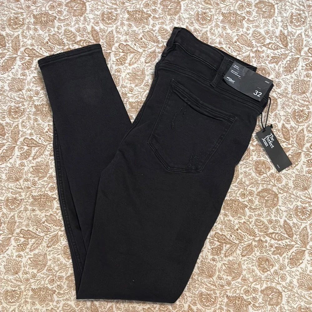 NWT Silver Jeans | Sz. 32 Women's Mid-Rise Black Skinny Jeans - Picture 1 of 12